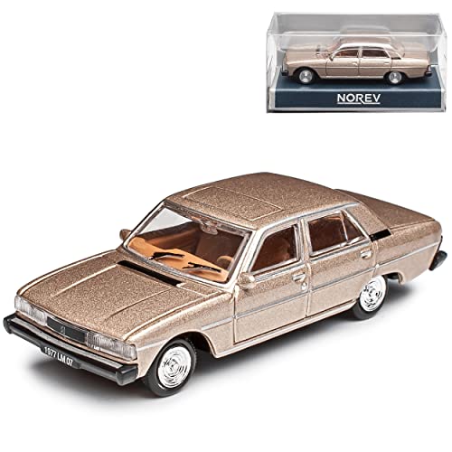 Norev Peugeot 604 Limousine Sand Beige Metallic 1975-1986 H0 1/87 Modell Auto von Norev