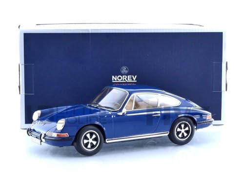 Norev - Porsche 911 S 1969 Blue 1:18 Miniatur, 187647 von Norev