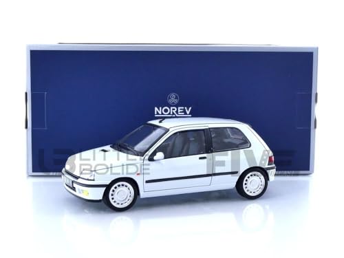 Norev - Renault Clio 16S 1991 White 1:18 Miniatur, 185251 von Norev