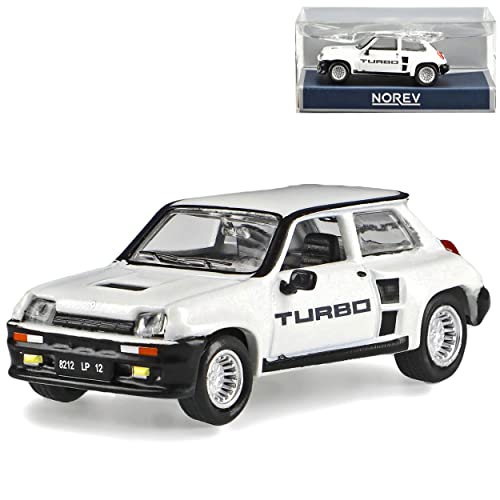 Norev Renautl 5 R5 Turbo Weiss 1. Generation 1972-1984 H0 1/87 Modell Auto von Norev