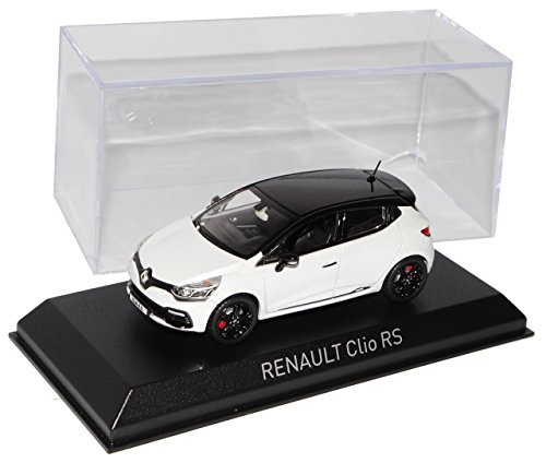 Norev Renautl Clio RS IV X98 Weiss 5 Türer 4. Generation Ab 2012 1/43 Modell Auto mit individiuellem Wunschkennzeichen von Norev