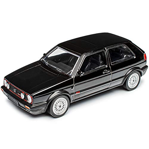 Norev Volkwagen Golf II GTI G60 Schwarz 1983-1992 1/43 Modell Auto mit individiuellem Wunschkennzeichen von Norev