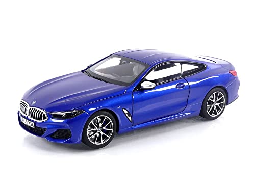 Norev kompatibel mit BMW M850I 2019 blau metallic Modellauto 1:18 von Norev