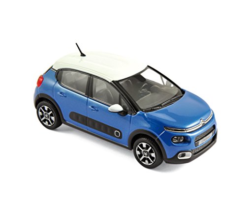 Norev nv155268 1: 43 2016 Citroen C3 Blau/Weiß Nachbildung Modell von Norev