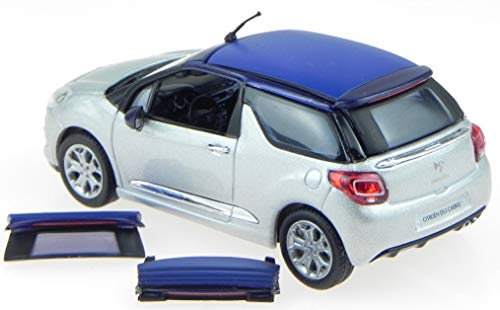 Norev nv155289 1: 43 2013 Citroen DS3 Cabrio – Aluminium Grau & amp; Infini Blau von Norev