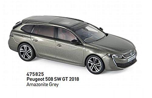 Unbekannt PDHgeot 508 SW GT Kombi 2018 grau metallic Modellauto 1:43 Norev von Norev