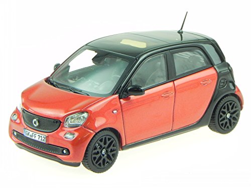 Norev Modellauto 1:43 - smart forfour 2015 schwarz/rot - Toys/Vehicles - Big Kid, Adult - Kunststoff - Fahrzeug - Unisex - Unpowered - Manuell - Keine Batterien erforderlich Norev Modellauto 1:43 - smart forfour 2015 schwarz/rot - Toys/Vehicles - Big Kid, Adult - Kunststoff - Fahrzeug - Unisex - Unpowered - Manuell - Keine Batterien erforderlich von Norev