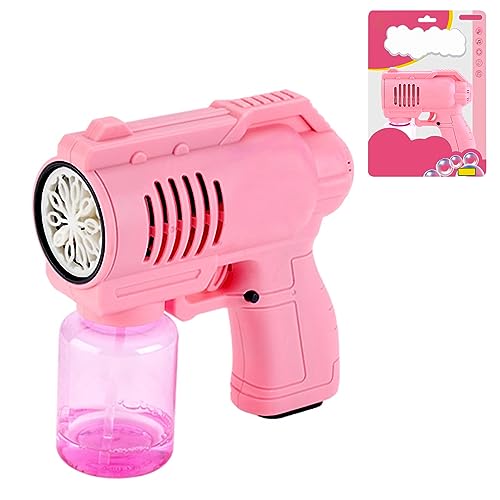 Norhogo 10 Löcher seifenblasenpistole Set, Blasenmaschine mit 130ml Seifenblasenlösung für Blasenparty Sommerspielzeug für Kinde für Geburtstag/Party, Rosa Norhogo 10 Löcher seifenblasenpistole Set, Blasenmaschine mit 130ml Seifenblasenlösung für Blasenparty Sommerspielzeug für Kinde für Geburtstag/Party, Rosa von Norhogo