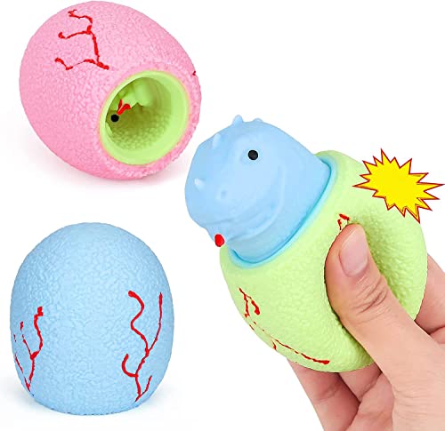 Norhogo 3 Stück Stressball, Lustige Dinosaurier Eier Stressabbau Geschenke 3D Antistressball Spielzeug, Anti-Stress-Dinosaurier-Ei, Stress Relief Spielzeug für Kinder und Erwachsene (Zufällige Farbe) Norhogo 3 Stück Stressball, Lustige Dinosaurier Eier Stressabbau Geschenke 3D Antistressball Spielzeug, Anti-Stress-Dinosaurier-Ei, Stress Relief Spielzeug für Kinder und Erwachsene (Zufällige Farbe) von Norhogo
