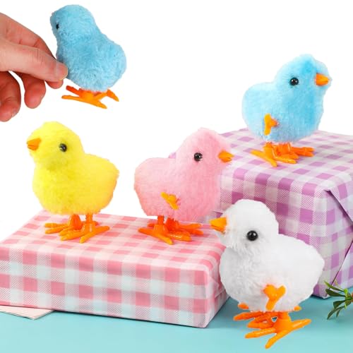 Norhogo 4 Stück Ostern Aufzieh Huhn, osterdeko küken kücken küken, küken Party Favors Dekoration für Kinder, aufziehspielzeug Ostern, aufzieh küken, küken springen Huhn plüsch, Zufällige Farbe Norhogo 4 Stück Ostern Aufzieh Huhn, osterdeko küken kücken küken, küken Party Favors Dekoration für Kinder, aufziehspielzeug Ostern, aufzieh küken, küken springen Huhn plüsch, Zufällige Farbe von Norhogo