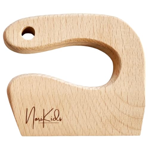 NoriKids Kindermesser aus Holz | Für Obst, Gemüse & Brot | Kindermesser ab 2 Jahre | Sicher & spielerisch schneiden Lernen | Personalisiertes Küchenmesser für Kinder | Montessori Messer NoriKids Kindermesser aus Holz | Für Obst, Gemüse & Brot | Kindermesser ab 2 Jahre | Sicher & spielerisch schneiden Lernen | Personalisiertes Küchenmesser für Kinder | Montessori Messer von NoriKids