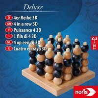Deluxe 4er Reihe 3D von Noris Spiele