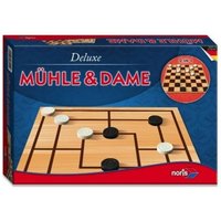 Deluxe - Mühle & Dame von Noris Spiele