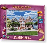 Schipper 609130900 - Malen nach Zahlen, Meisterklasse Premium, Painted Ladies, 40x50cm von Simba Toys