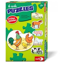 Noris Spiele - 6 erste Puzzles – Bauernhoftiere Noris Spiele - 6 erste Puzzles – Bauernhoftiere von Noris Spiele