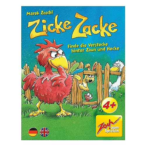 Zoch 601105174 - Zicke Zacke (Kartenspiel ab 4 Jahre) - schnelles Reaktions- und Beobachtungsspiel für für 2-5 Spieler von Zoch zum Spielen