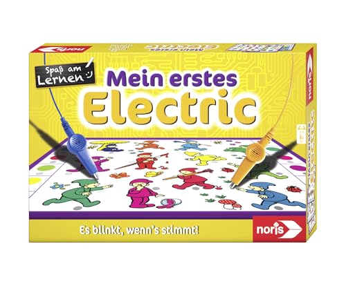 Noris 606013714 - Mein erstes Electric - Der Lernspiel-Klassiker - Was passt zusammen? Es blinkt, wenn's stimmt, ab 3 Jahren von Noris