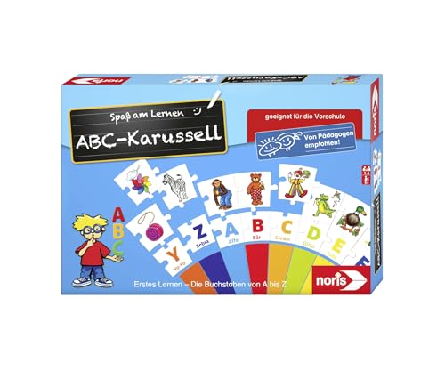 Noris 606076151 - Abc Karusell, Kinderspiel von Noris