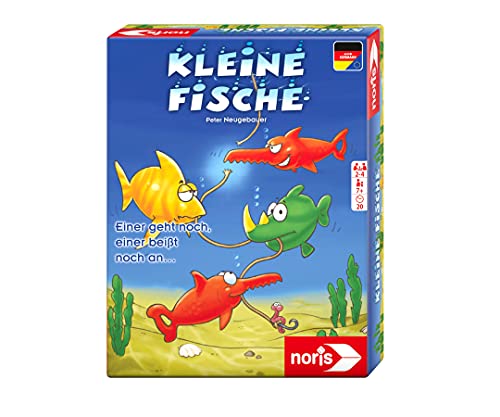 Noris 606187098 - Kleine Fische - Für alle flinken Kartenspieler, die nicht gerne im Trüben fischen, ab 7 Jahren von Noris