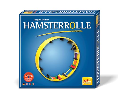 Zoch 601120200 - Hamsterrolle (Geschicklichkeitsspiel ab 7 Jahre) - nervenkitzelnde Herausforderung für 2-4 Spieler – Folge den Gesetzen der Schwerkraft von Zoch zum Spielen