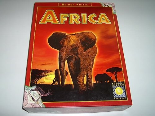 Africa (Spiel): EIN taktisches Entdeckungsspiel für wagemutige Forscher. Für 2-5 Spieler. Spieldauer: 50-60 Min. von Goldsieber Spiele