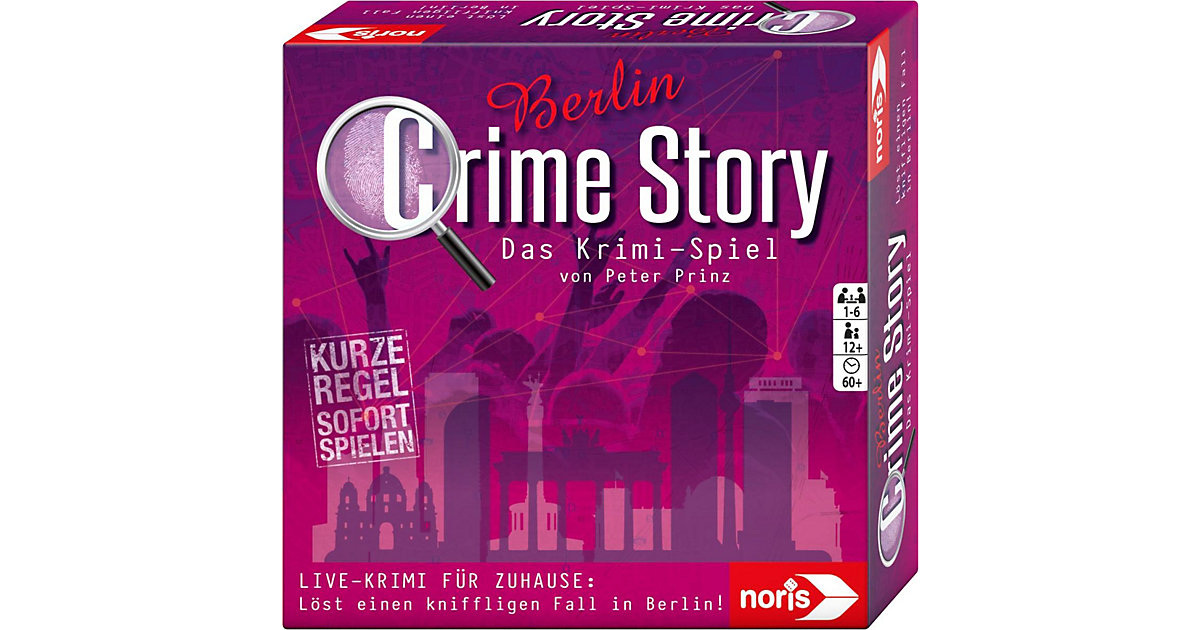 Crime Story - Berlin, Detektiv-Spiel - Live-Krimi Zuhause  Kinder von Noris