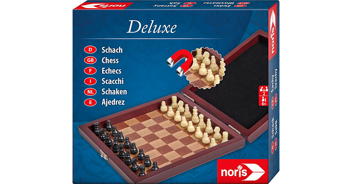 Noris-Spiele GmbH & Co.KG Deluxe: Schach (Holz) Board Game