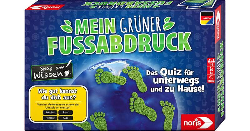 Mein grüner Fußabdruck - Das Quiz unterwegs und zu Hause  Kinder von Noris