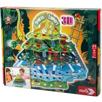NORIS 606064764 3D Leiterspiel - Snakes & Ladders Dschungel von Noris