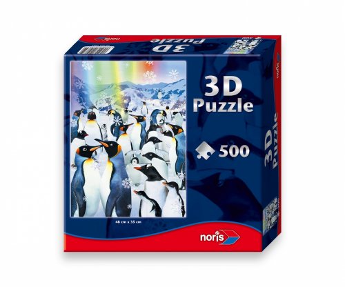 Noris 606031085 - Pinguine 3D Puzzle, 500 Teile von Noris