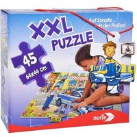 Noris 606031792 - XXL Riesenpuzzle Auf Steife mit der Polizei, 45-teilig, Puzzle von Noris Spiele