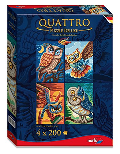Noris 606038021 - Quattro Puzzle Deluxe - Vogel der Weisheit, 800 Teile Noris 606038021 - Quattro Puzzle Deluxe - Vogel der Weisheit, 800 Teile von Noris