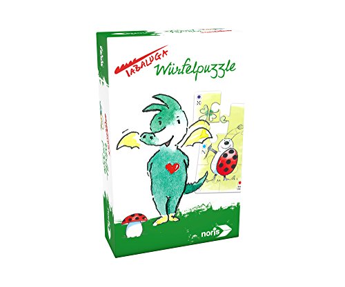 Noris 606094233 - Tabaluga - Würfelpuzzle, Kinderspiel von Noris
