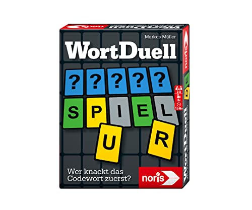 Noris 606261944 Wort Duell - Kartenspiel ab 8 Jahren - kniffliges Team 2 bis 8 Spieler zum Buchstaben und Wörter-Raten Noris 606261944 Wort Duell - Kartenspiel ab 8 Jahren - kniffliges Team 2 bis 8 Spieler zum Buchstaben und Wörter-Raten von Noris