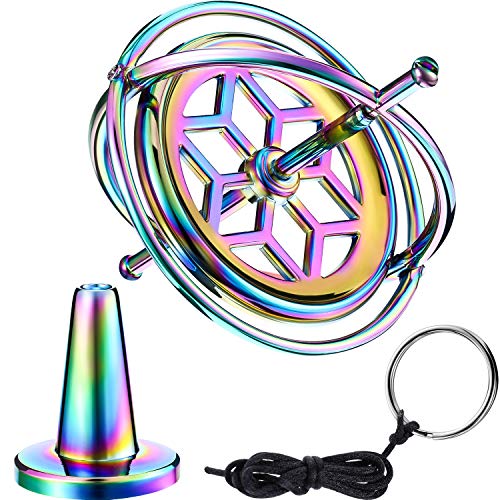 Norme Gyroskop Metall Anti-Schwere Spinnen Top Gyroskop Balance Spielzeug Pädagogisch Geschenk Bunt von Norme
