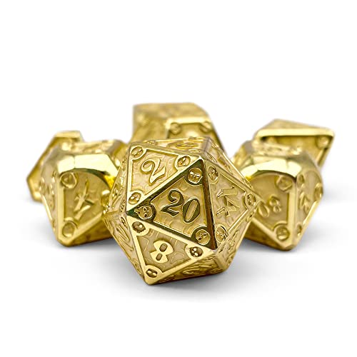 Norse Foundry Dungeon Delve Metallwürfel-Set – Schmiede dein Abenteuer: D20-Würfelset aus hochwertiger Zinklegierung – Komplettset für TTRPG – Steigern Sie Ihr Spielerlebnis mit Metallwürfeln Norse Foundry Dungeon Delve Metallwürfel-Set – Schmiede dein Abenteuer: D20-Würfelset aus hochwertiger Zinklegierung – Komplettset für TTRPG – Steigern Sie Ihr Spielerlebnis mit Metallwürfeln von Norse Foundry