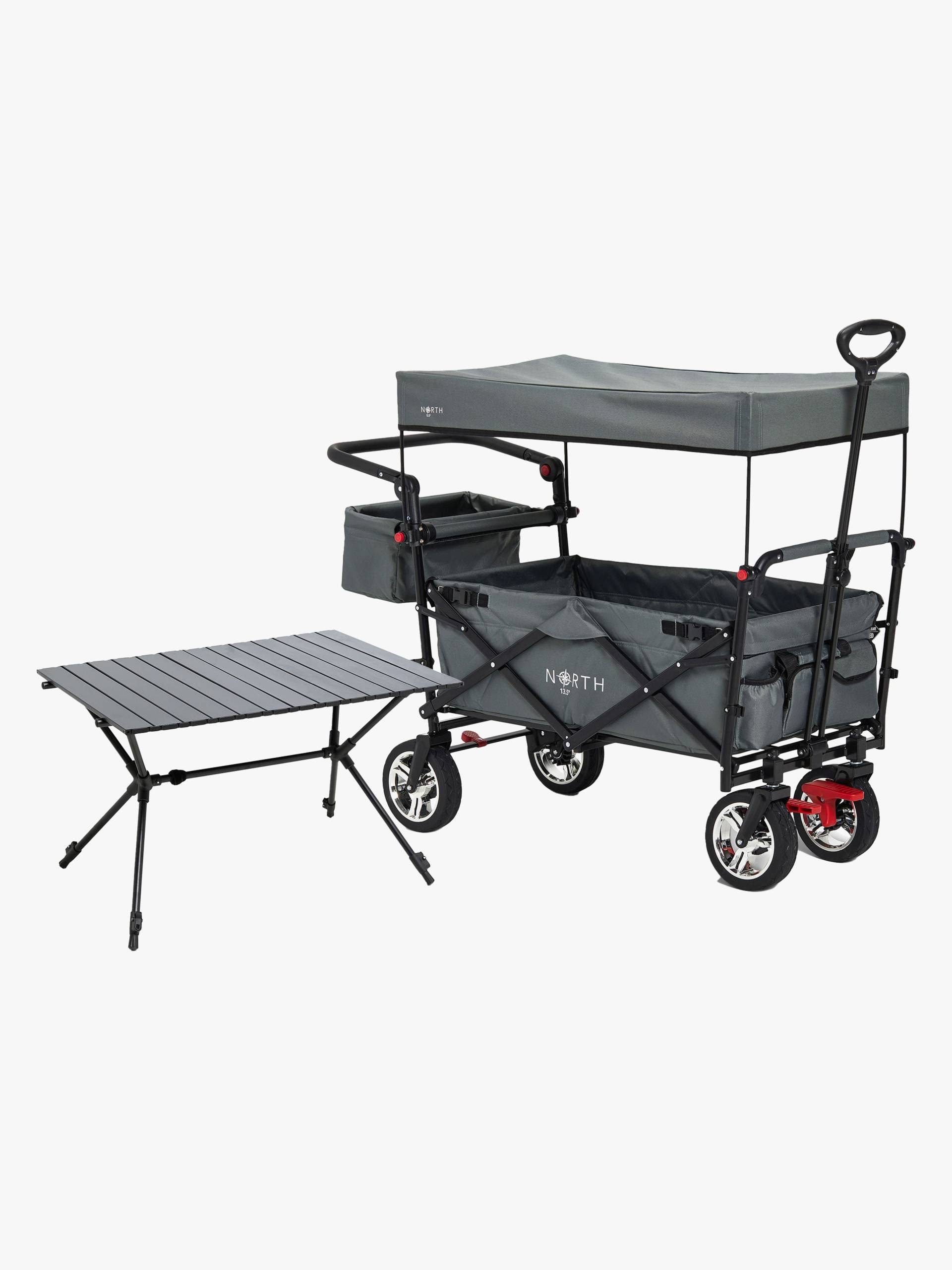 North 13.5 Porter Bollerwagen, Ivy Grey inkl. Campingtisch North 13.5 Porter Bollerwagen, Ivy Grey inkl. Campingtisch von North 13.5