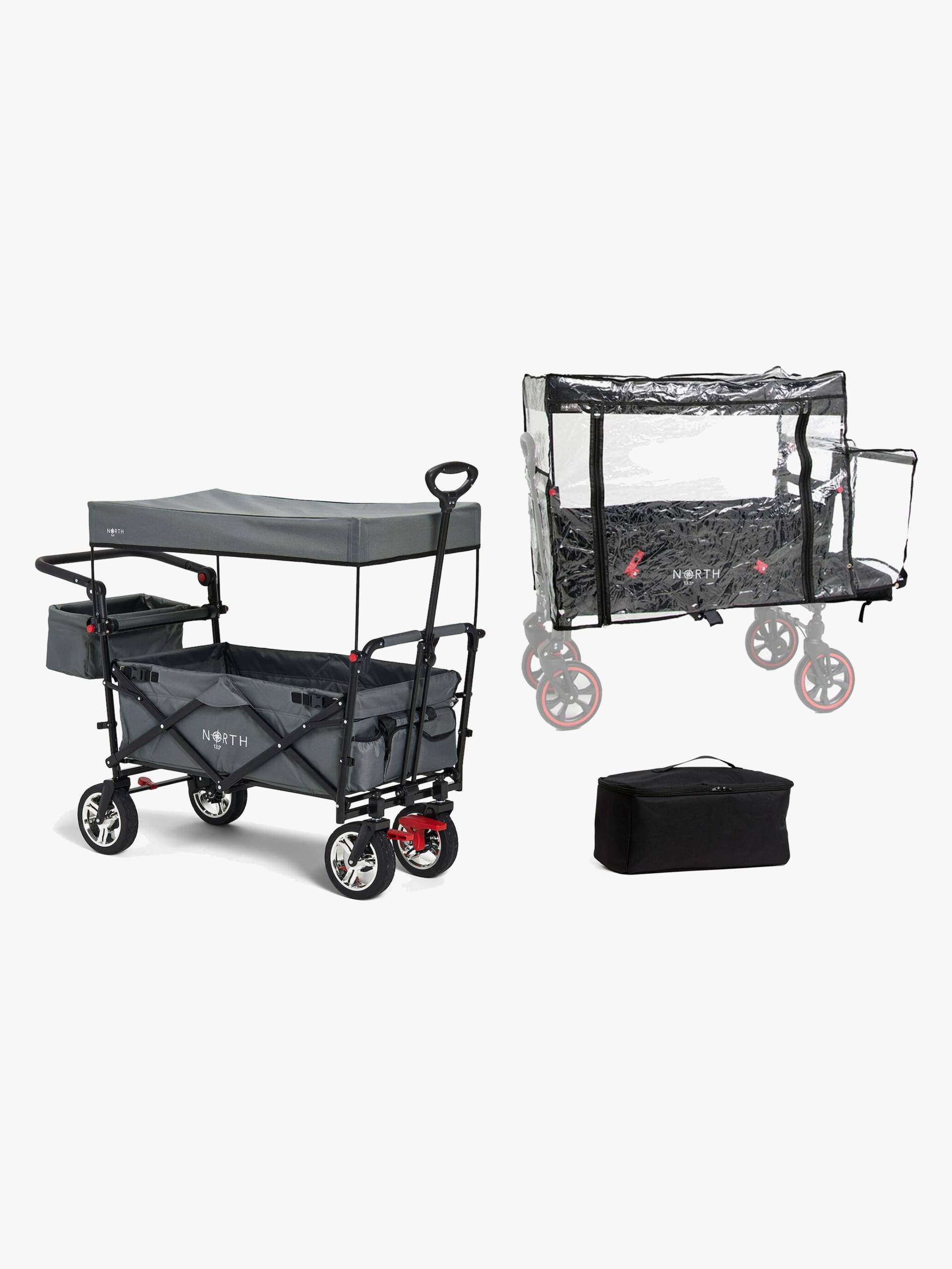 North 13.5 Porter Bollerwagen inkl. Regenüberzug & Kühltasche, Ivy Grey North 13.5 Porter Bollerwagen inkl. Regenüberzug & Kühltasche, Ivy Grey von North 13.5