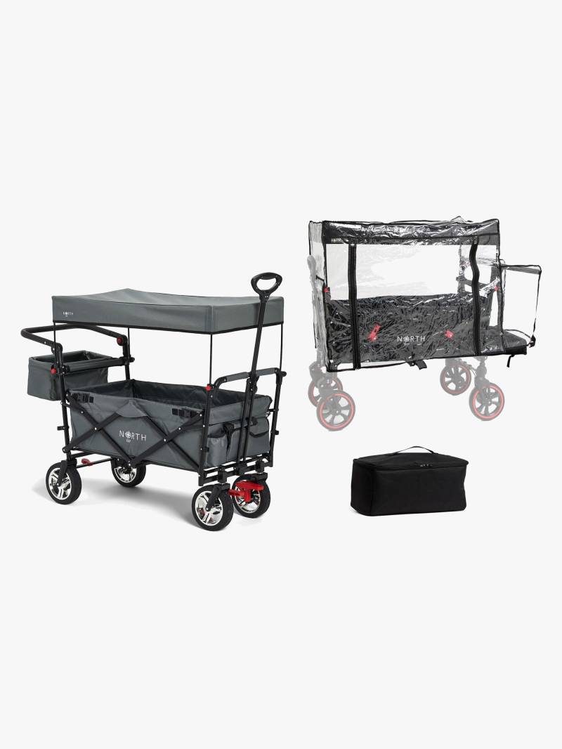 North 13.5 Porter Bollerwagen inkl. Regenüberzug & Kühltasche, Ivy Grey North 13.5 Porter Bollerwagen inkl. Regenüberzug & Kühltasche, Ivy Grey von North 13.5