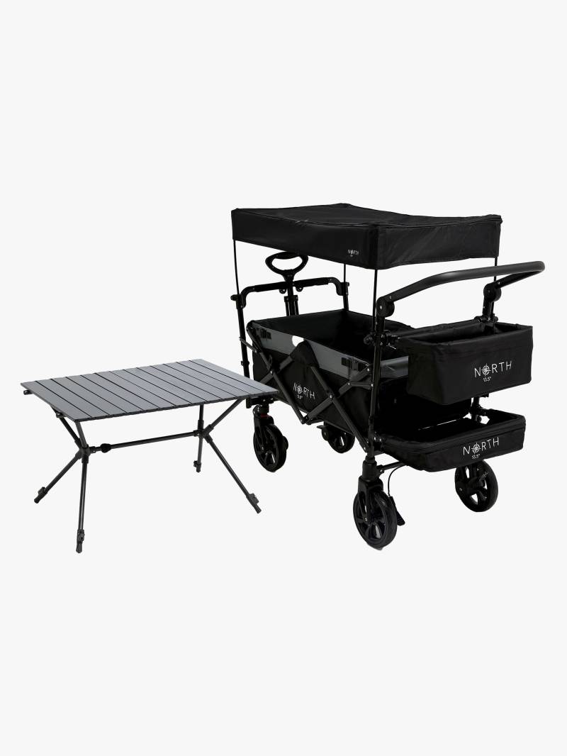 North 13.5 Transporter Bollerwagen, Black/Grey inkl. Campingtisch North 13.5 Transporter Bollerwagen, Black/Grey inkl. Campingtisch von North 13.5