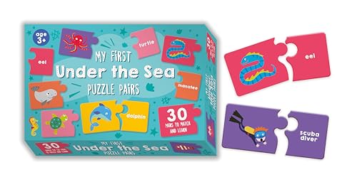 Match and Learn Puzzle Cards - Under The Sea von North Parade Publishing