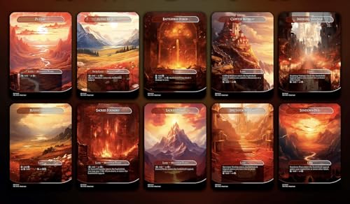 Red White Lands Set - Premium Proxies for MTG Players and Collectors Proxy Magic Cards - Casual Play and Altered Art Red White Lands Set - Premium Proxies for MTG Players and Collectors Proxy Magic Cards - Casual Play and Altered Art von NorthBlue