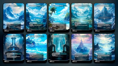 White Blue Lands Set - Premium Proxies for MTG Players and Collectors Proxy Magic Cards - Casual Play and Altered Art White Blue Lands Set - Premium Proxies for MTG Players and Collectors Proxy Magic Cards - Casual Play and Altered Art von NorthBlue
