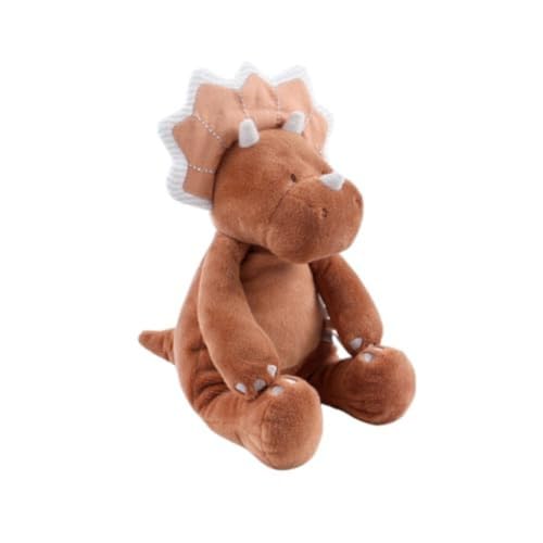 Noukie's - Plüsch für Kinder - Kleines Kuscheltier Ops Braun - Schmusetuch aus Veloudoux - Größe für Kinder geeignet (25 cm) von Noukie's