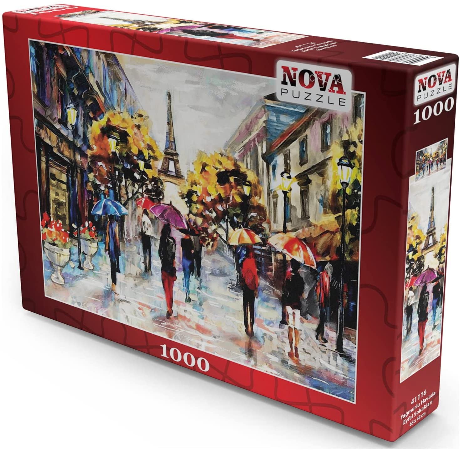Nova Puzzle Eiffel Streets 1000 Teile Puzzle Nova-Puzzle-41116 von Nova Puzzle