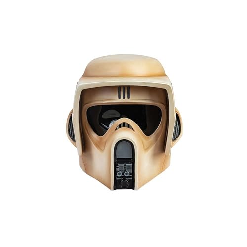 Novanime Halloween Helm Scout Trooper Helm Stormtrooper Vollkopf Maske SW Cosplay Merchandise für Herren Erwachsene Zubehör von Novanime