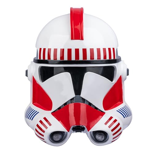 Novanime Halloween Helm Shock Trooper Helm SW Cosplay Kostüm Vollkopf Maske für Herren Damen Sammlerstück Requisite von Novanime