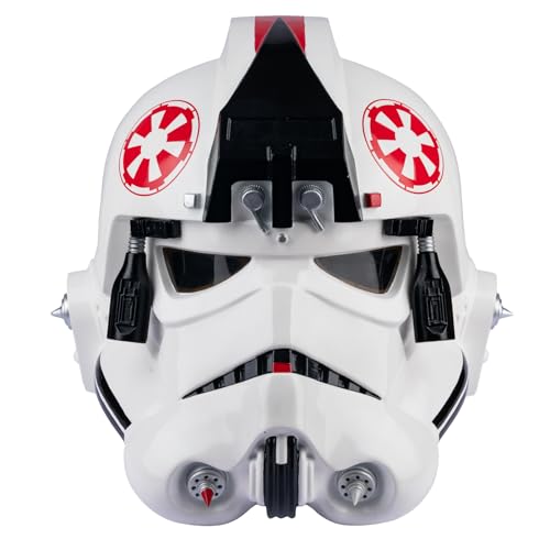 Novanime AT Pilot Helm, Deluxe Vollkopfhelm SW Black Series Helm Cosplay Halloween Sammlerstück Harz von Novanime