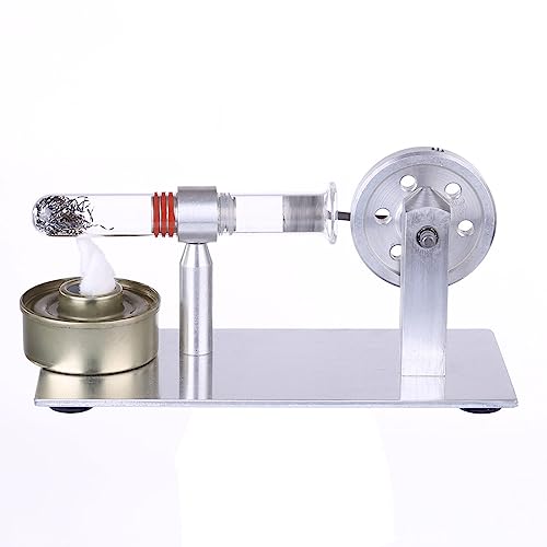 Novaray Stirlingmotor Modell Einzelner Zylinder, DIY Metall Stirling Motor Modell Pädagogisches Spielzeug Externe Verbrennungsmotor Modell Novaray Stirlingmotor Modell Einzelner Zylinder, DIY Metall Stirling Motor Modell Pädagogisches Spielzeug Externe Verbrennungsmotor Modell von Novaray