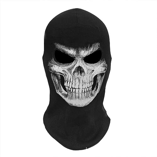 Novaray Sturmmaske, Skelett Maske Totenkopf-Motiv Sturmhaube Hut Unisex Rollenspiel Kostüme Requisite für Paintball, Halloween-Partys, Karneval, Cosplays und Kostümpartys Novaray Sturmmaske, Skelett Maske Totenkopf-Motiv Sturmhaube Hut Unisex Rollenspiel Kostüme Requisite für Paintball, Halloween-Partys, Karneval, Cosplays und Kostümpartys von Novaray
